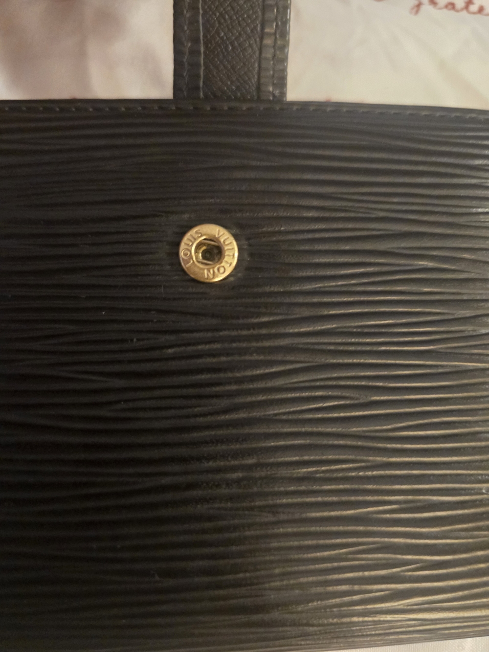 Louis Vuitton Black Mini Epi Wallet - Picture 3 of 15